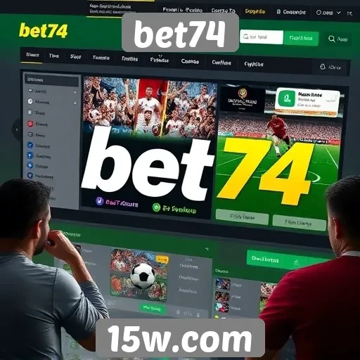 experiência de usuário no site bet74 é destacada